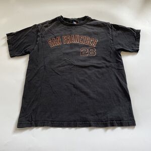 San‎ Francisco Giants POSEY T-Shirt MLB Kids Youth Boys Size Large Tee #28